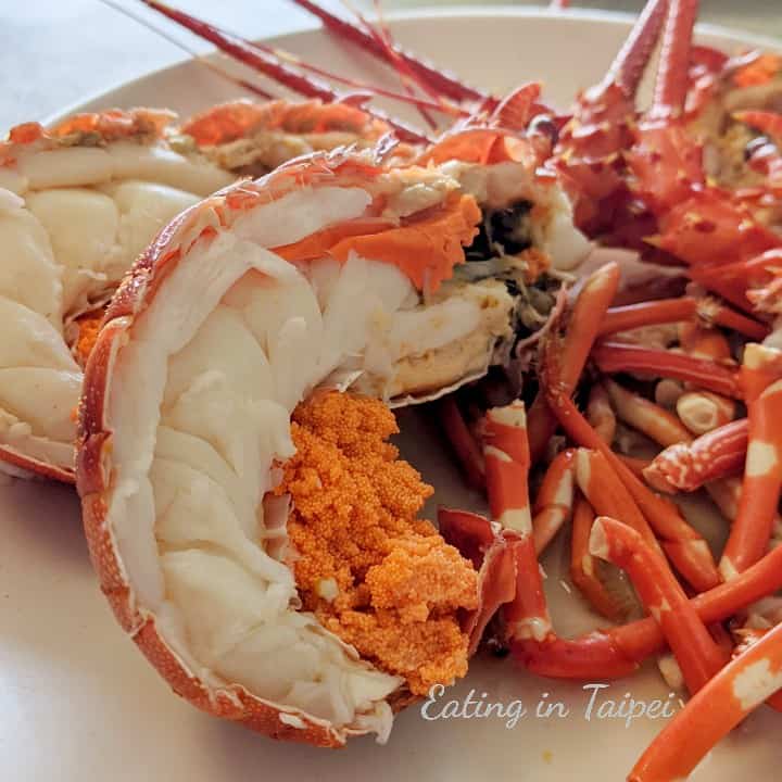 Taiwan seafood-lobster