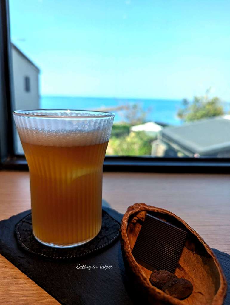 Terra by the sea cacao sparkling drink